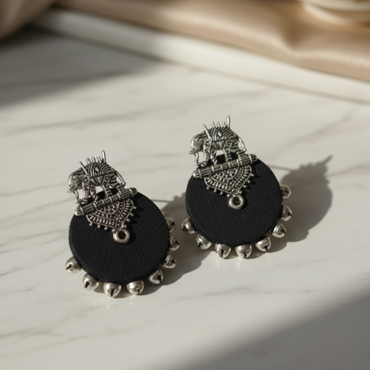 Elegant Floral Earrings – Handmade Imitation Jewelry