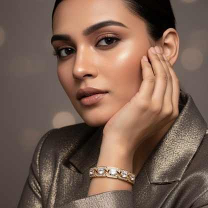 NK Creation Stone-Studded Kada – Imitation Jewelry Gujarat