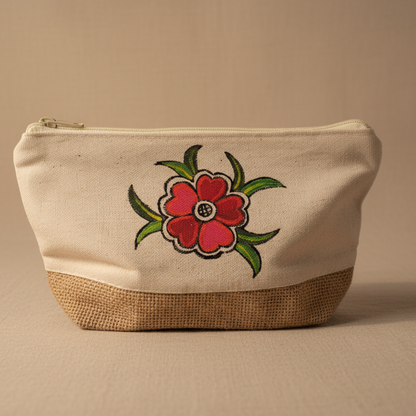 Madhubani Hand Purse – Mini Handpainted Folk Art Wallet