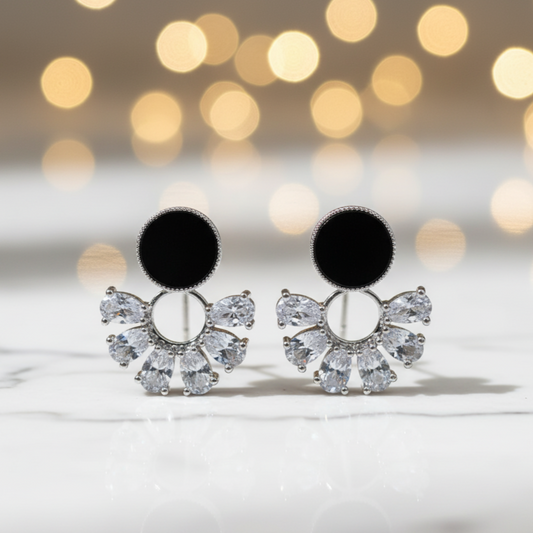 NK Creation Flower Style Hanging Earrings – Elegant Imitation Jewelry Gujarat