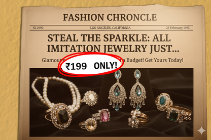 Orange Oxidized Stud Earrings – Handmade by NK Creation | Only ₹199