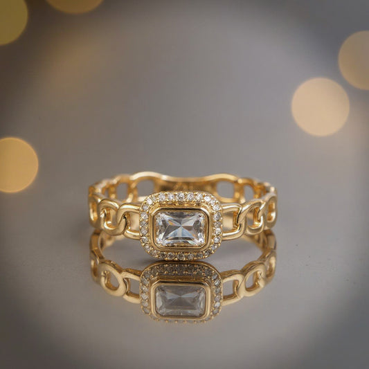 Classic Solid Gold Ring for Women - Everyday Stacking & Timeless Style